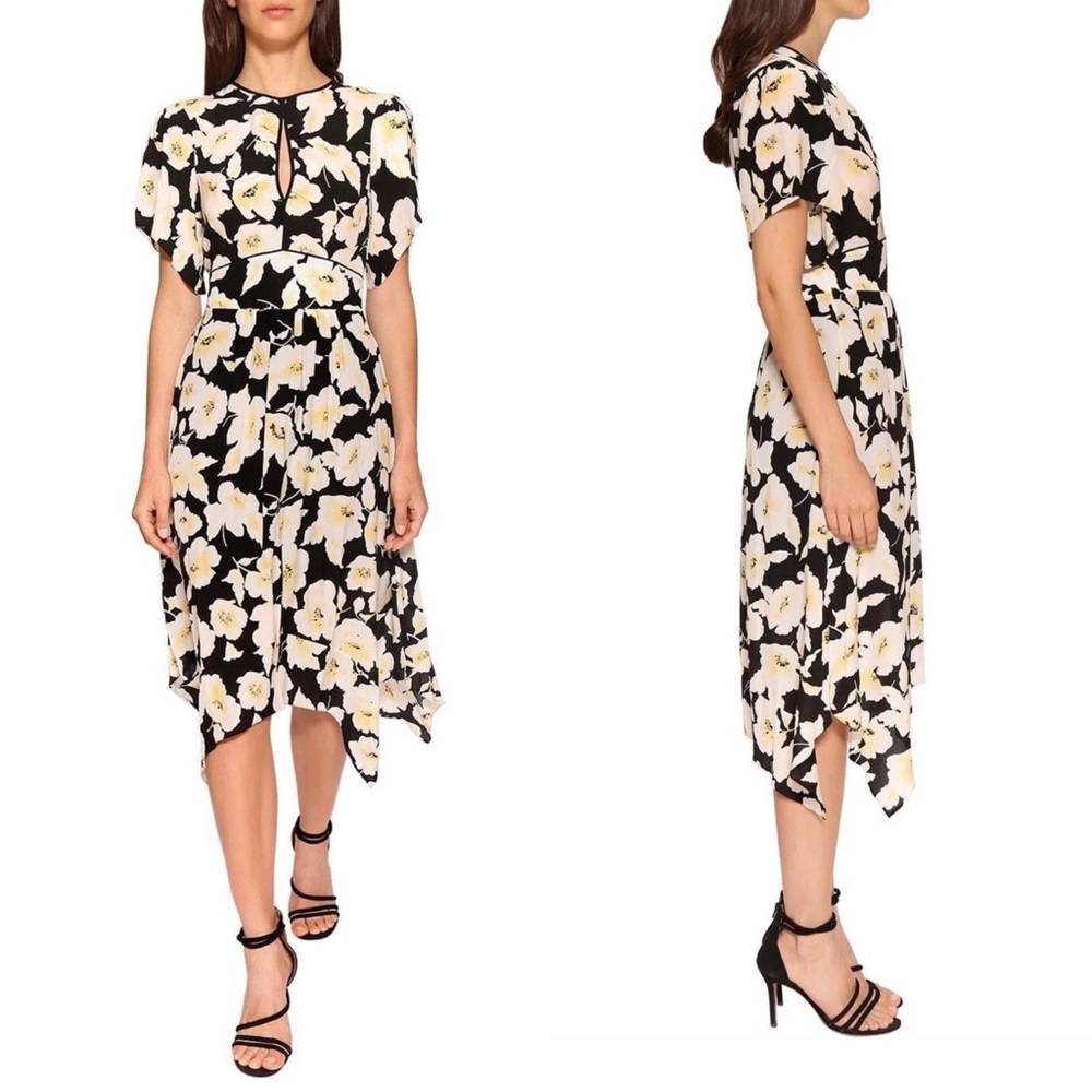 BA&SH floral midi dress M - Picture 8 of 10
